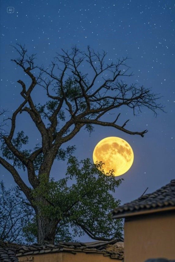一轮明月,半页文字 中秋月夜,一念归乡